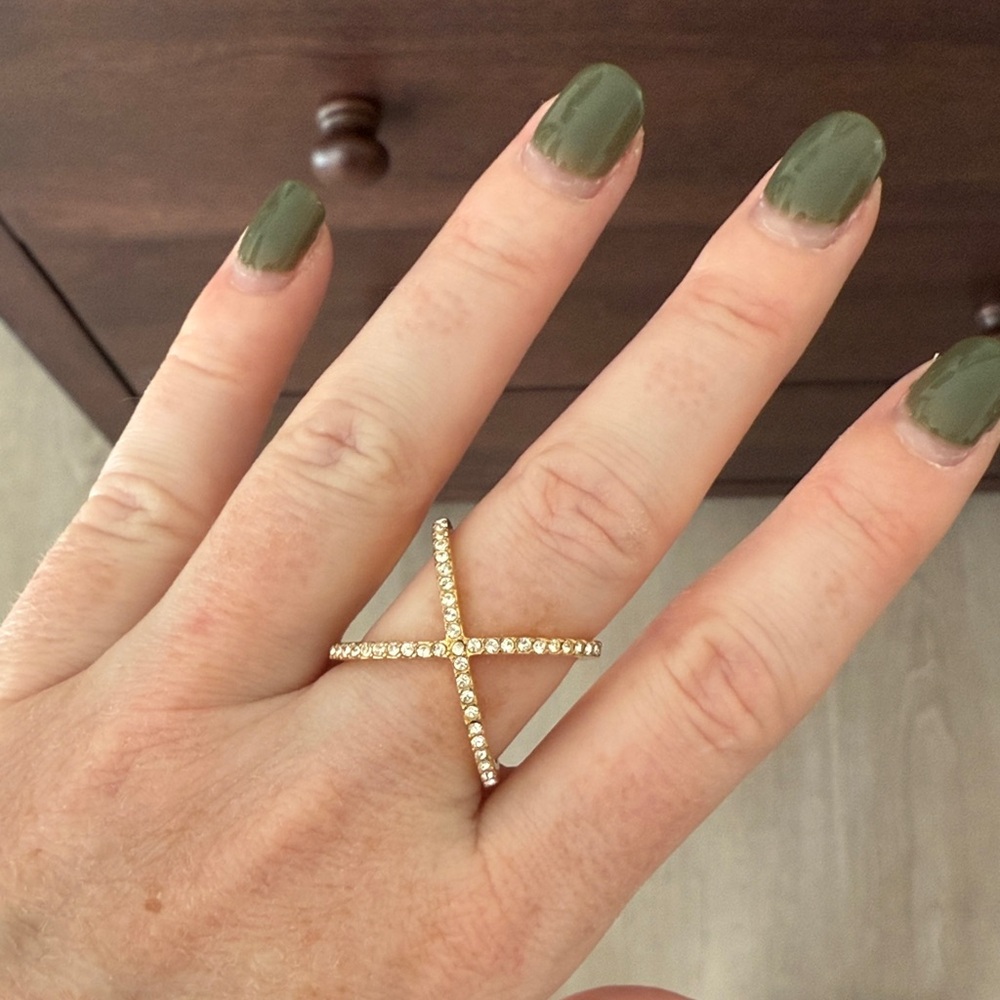 Baublebar Crystal Mason Ring (Size 6)